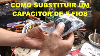 Como SUBSTITUIR o CAPACITOR no Comando de Velocidade do Ventilador de Teto Arno ou Ventisol em 127v [upl. by Gauntlett302]