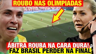 OLÍMPIADAS  ROUBO NAS OLÍMPIADAS Ábitra ROUBA NA CARA DURA Faz Brasil PERDER NA FINAL [upl. by Llyrehc4]