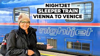 Nightjet Sleeper Train Vienna to Venice in Double Deluxe Room [upl. by Asiled492]