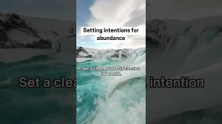 Setting intentions for abundance Abundance SuccessHacks MoneyMantras [upl. by Yasibit]