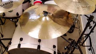 Wuhan 18quot crash ride budget B20 Western Cymbal sound test review [upl. by Desirea730]