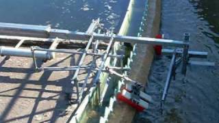 Envirodyne Systems Algae Brush Cleaning ABC System  Springettsbury PA  Secondary Clarifier 2 [upl. by Fillender]