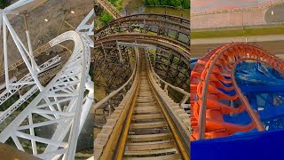 10 Of The Best Roller Coasters in the UK Front Seat POVs [upl. by Amaleta]