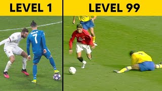 Cristiano Ronaldo Skills Level 1 to Level 100 [upl. by Aivirt968]