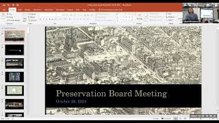 Preservation Board Monthly Meeting  October 28 2024 [upl. by Thorrlow]