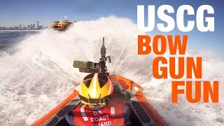 US Coast Guard Bow Gunner Tactical Boat Operations [upl. by Waller]