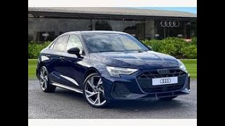 Brand New  Audi A3 15 TFSI 35 Black Edition Euro 6 ss 4dr  Crewe Audi [upl. by Sal]