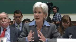 Representatives Grill Kathleen Sebelius Over Flawed Healthcaregov Launch [upl. by Leitnahs]