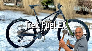 Trek Fuel EX Gen 6  Test Ride and Review  I try every setting on the Fuel EX  Good as Stumpy Evo [upl. by Eenot]