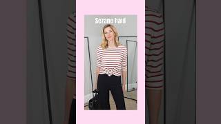 Sezane haul Summer 2024  8 Parisian style outfit ideas [upl. by Adekam]