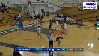 WPIAL PIAA Boys High School Basketball Uniontown v Downingtown West at CCBC 122823 [upl. by Lathan]