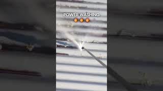 POWER WASHING 🔥 housewash roofcleaning pressurewashing [upl. by Schecter]