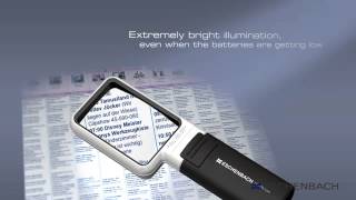 Eschenbach mobilux LED illuminated magnifiers [upl. by Kalasky]