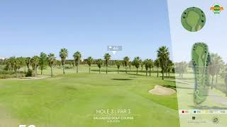 Salgados Golf Course  Hole 3  Par 3 [upl. by Nolrev]