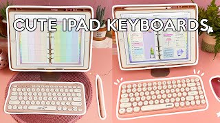 Cute iPad Keyboards  Aesthetic iPad Keyboards  My iPad Pro Accessories for Digital Planning [upl. by Liebman724]