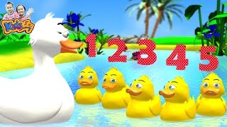 เพลงลูกเป็ด 5 ตัว  เป็ดน้อย 5 ตัว  five little duck By KidsMeSong [upl. by Lymn604]