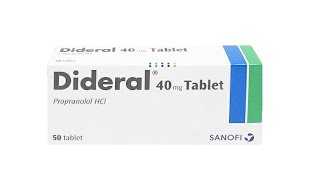 Dideral 40 mg Nedir Ne için kullanılır Yan Etkileri nelerdir kalp çarpıntısı el titremesi [upl. by Ellerey]