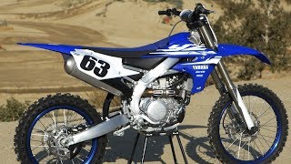 First Ride 2018 Yamaha YZ450F  Motocross Action Magazine [upl. by Kusin]