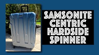 Samsonite Centric Hardside Spinner Luggage Review [upl. by Socem253]