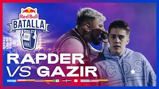 RAPDER vs GAZIR  3er Lugar  Red Bull Batalla Internacional 2021 [upl. by Los]