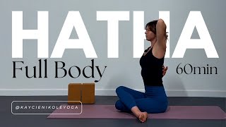 Full Body Hatha Yoga Class 60 Minutes [upl. by Baruch]