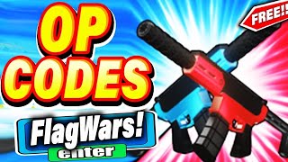 ALL NEW SECRET CODES IN ROBLOX FLAG WARS roblox flag wars codes all new secret ones 2024 [upl. by Cired]