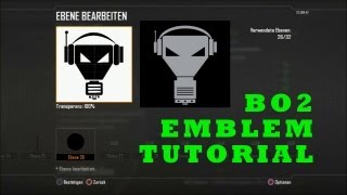 BO2  Emblem Tutorial 1  Gasmaske  Mehr davon [upl. by Bobinette448]