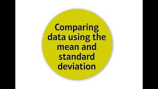 Mathematics in Context Level 3 Core Maths  Mean and Standard Deviation [upl. by Anelagna]