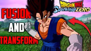 How To Transform amp Fuse in Dragon Ball Sparking Zero [upl. by Akeemaj]