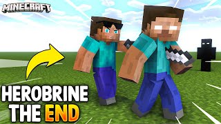 The End of Herobrine in Minecraft [upl. by Oicnanev]