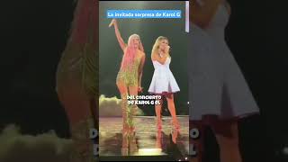 Karol G decidió sorprender a todos invitando a la ex vocalista de “La Oreja de Van Goghquot shorts [upl. by Cahn]