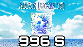 【SDVX EG コナステ】ARISE MXM 19 996 S [upl. by Neehar]