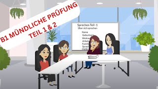 telc B1 Zertifikat Deutsch telc B1 Mündliche Prüfung Teil 1 German Speaking Test Level B1 [upl. by Eitirahc]