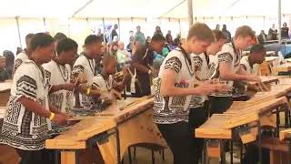 Brahms Hungarian Dance arr B Clarke Hilton College Competition Marimba band [upl. by Julis]