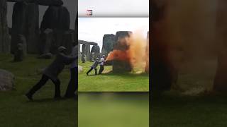 Activists Ne Stonehenge Structure Ko Barbad Kar Diya 😲 [upl. by Lezlie151]