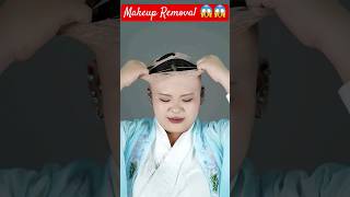 Makeup Removal 😱😱 Behind the Makeup shorts makeup beauty skincare makeupart007 [upl. by Eirahs303]