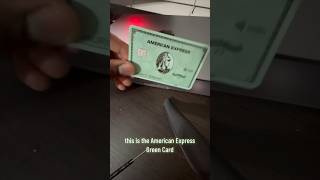 AMEX Green Card Review Best Beginner Travel Card credit travel viralshorts shorts [upl. by Anay]