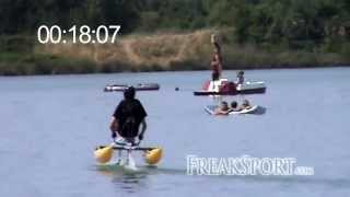 Waterbike 100m Race 1807s [upl. by Selrahc10]