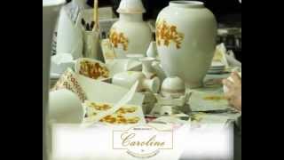 Caroline Porcellane by Artigianato Ceramico  Made in Italy [upl. by Atteuqehs142]