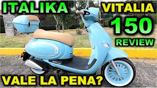 ITALIKA VITALIA 150 VALE LA PENA BLITZ RIDER REVIEW [upl. by Soiritos]