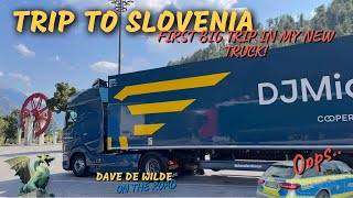 Big trip to Slovenia with my new DAF XG480 not everything went as planned Visited Ljubljana 🚛💨 [upl. by Leunamnauj]