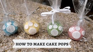 HOW TO MAKE CAKE POPS THE EASY WAY [upl. by Amahs920]