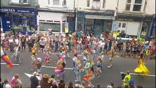 Marta Scott Dance Company Aerial view Samba Pride 2024 [upl. by Nemrak425]