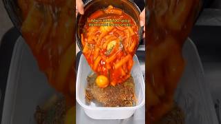 When the 700 spicy tteokbokki is to small… shorts viral mukbang [upl. by Jesh]