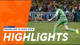 Highlights Nederland  Costa Rica 43 ns 13062014 WK 2014 [upl. by Dwyer]