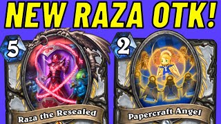 Wait You Can INFINITELY Hero Power Raza the Resealed EXODIA Priest [upl. by Shanie]