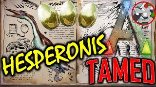 ARK 500 Dino Xp Boost HESPERORNIS  TAMED Creature Spotlight [upl. by Lorac]