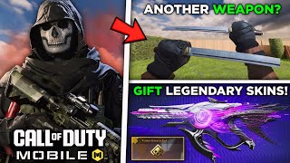 NEW Cod Mobile Leaks New Features  Gift Legendary Skins  Another Weapon amp More [upl. by Andeee]