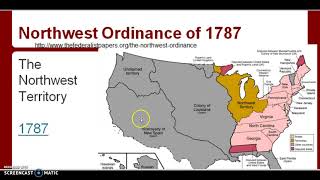 Northwest Ordinance of 1787 Notes [upl. by Mikael]