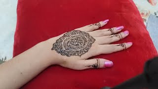 Mehndi Design  Bunch Design  Easy amp Elegant 😍😍 mehndi mehndidesign [upl. by Fife]